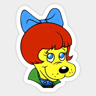 Bright Eyes, Pound Puppies 80's Cartoon Sticker